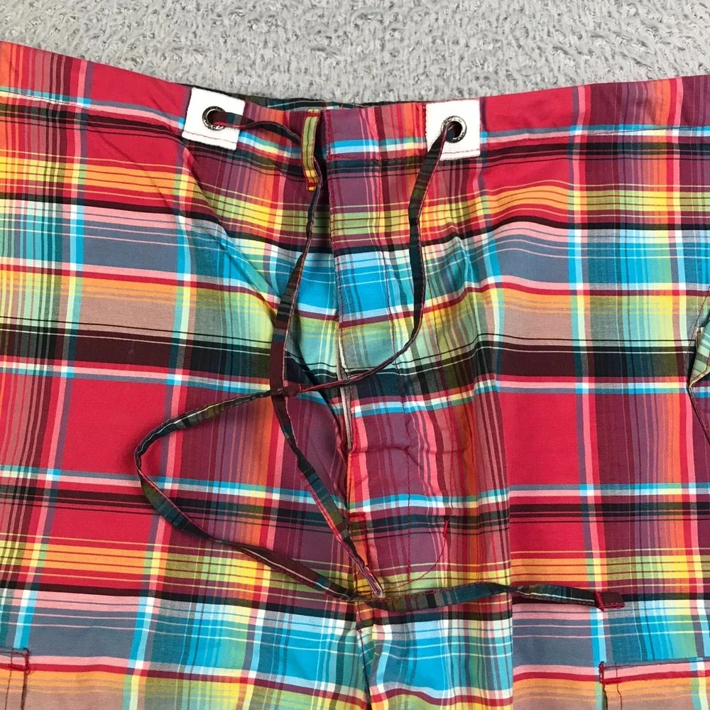 Polo Ralph Lauren Swim Trunks Mens S Colorful Plaid 9